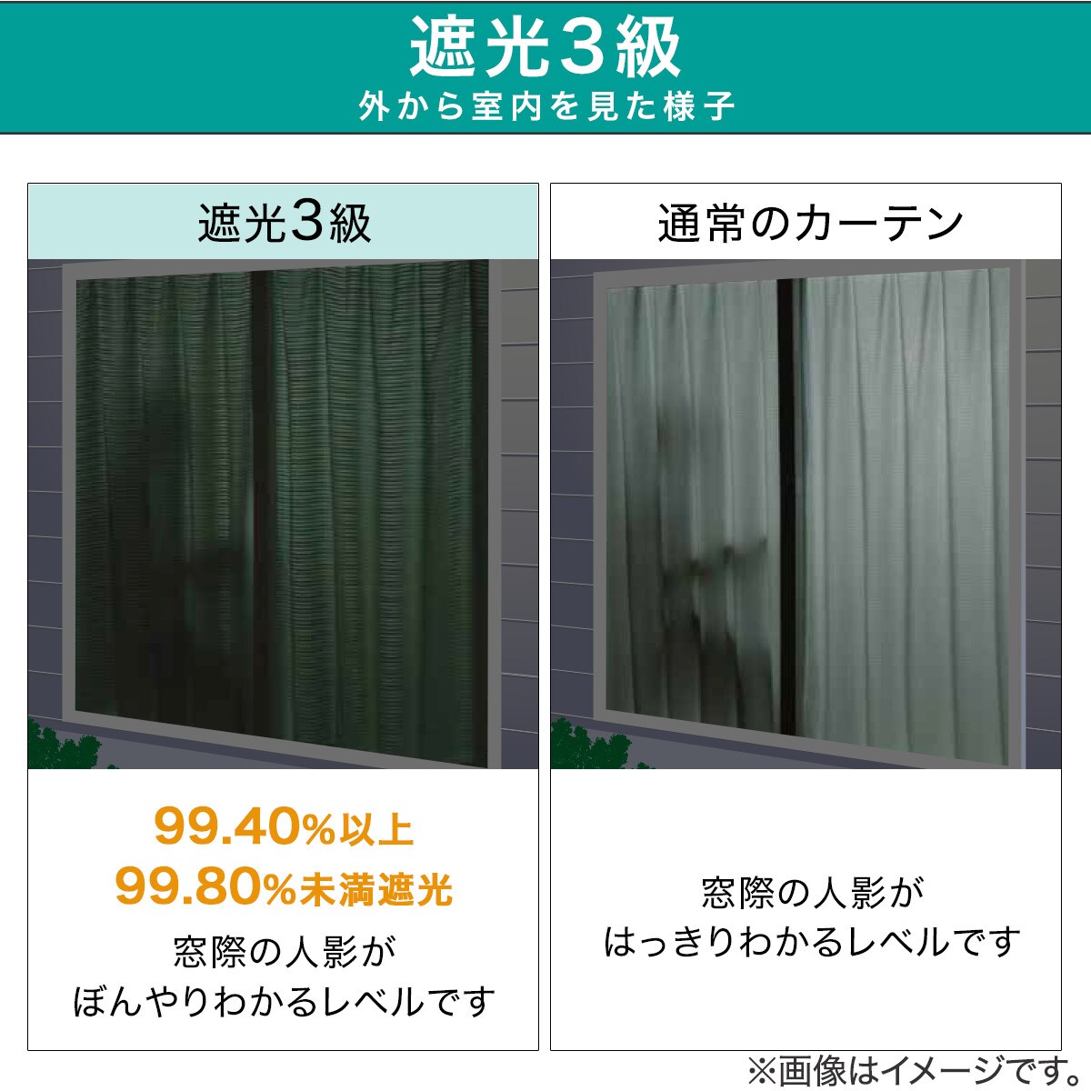 遮光3級・遮熱ドレープカーテン(ロトンド イエロー)　  デコホーム