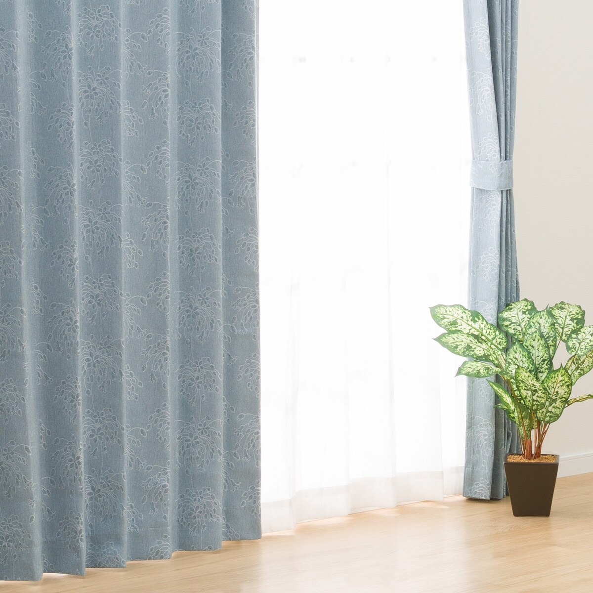 遮熱・遮光ドレープカーテン (BL DH49)   デコホーム