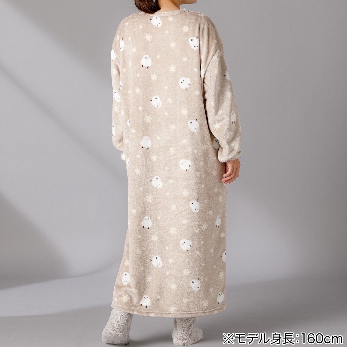 【デコホーム商品】着る毛布(Nウォーム シマエナガMO KM02 120)   【1年保証】