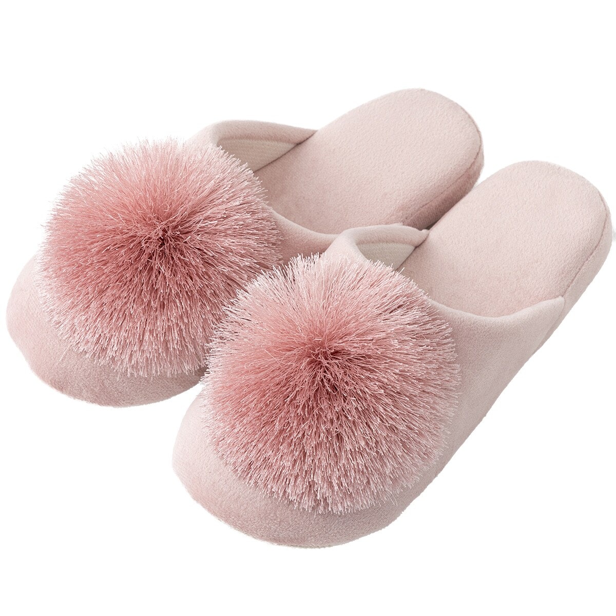 【デコホーム商品】ルームシューズ（ポンポン RS01 RO M） ニトリ 【玄関先迄納品】 【1年保証】のサムネイル