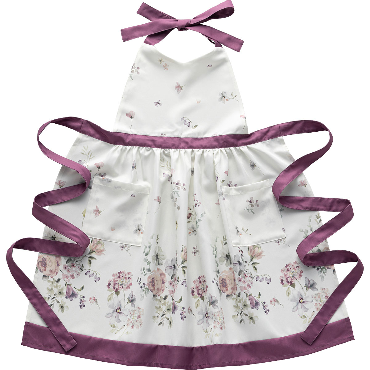 エプロン(IB-i-W花柄)  デコホーム