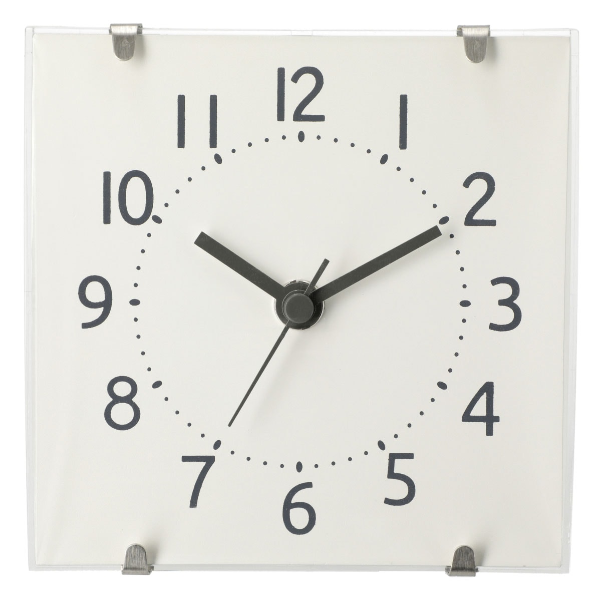 静音秒針 置き掛け兼用時計 (WH AR01)   デコホーム