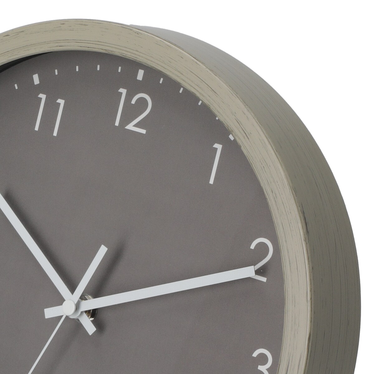 静音秒針 掛け置き兼用時計 (26Q GY FR885)   デコホーム