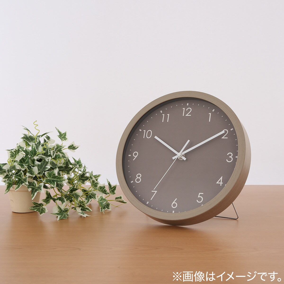 電波 掛け置き兼用時計 (26RS GY FR886)   デコホーム