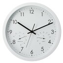 静音秒針 温湿度計付き 掛け置き兼用時計 (30QT WH FR887) ニトリ 【玄関先迄納品】 デコホーム