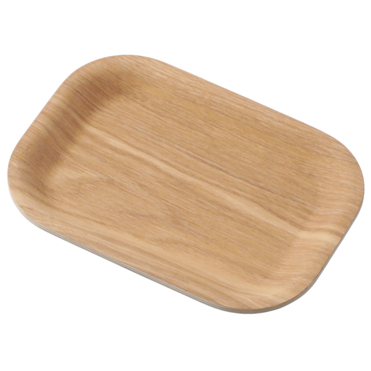 すべりにくい木製トレー SS (NA GF18)   デコホーム