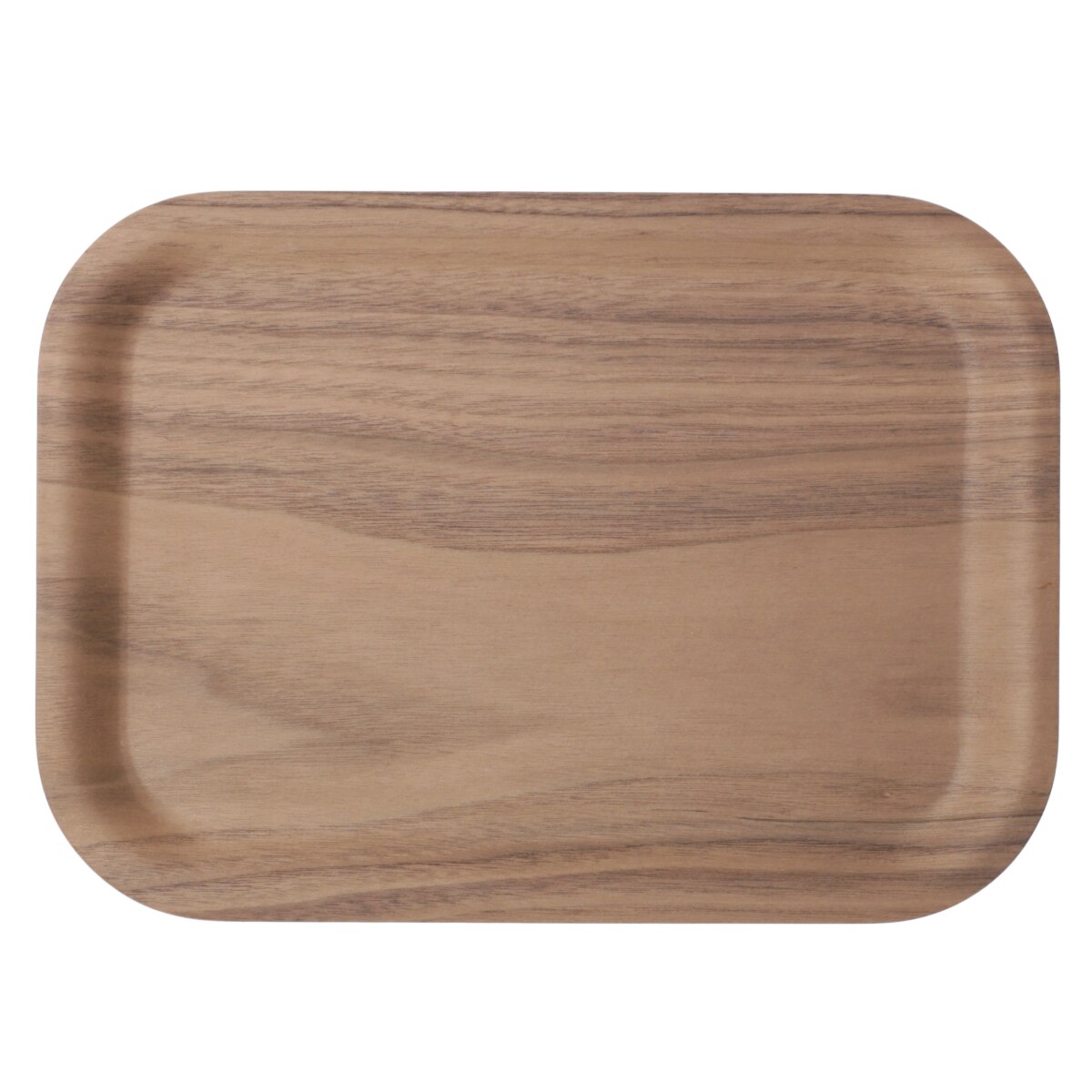 すべりにくい木製トレー S (BR GF28)   デコホーム