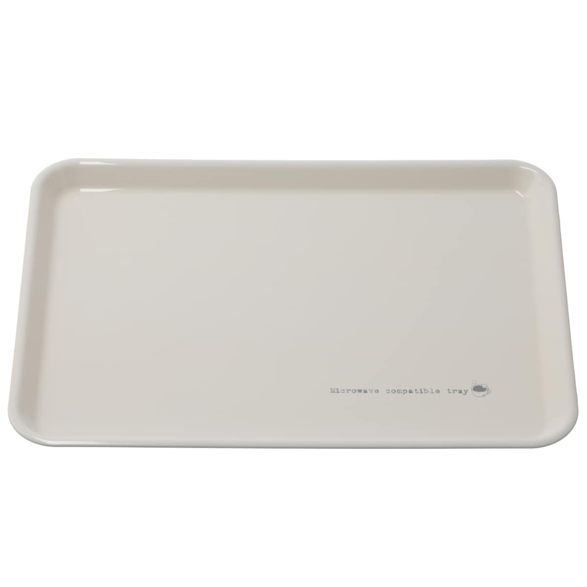 抗菌電子レンジトレー (長角 NS ピーチWH M)   デコホーム
