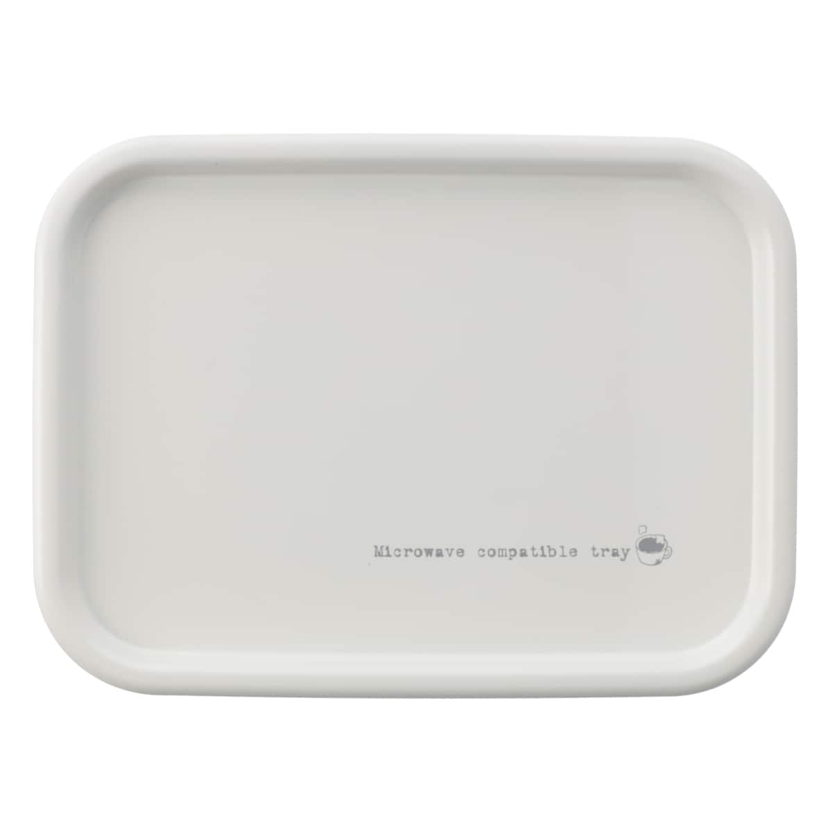 抗菌電子レンジトレー (長角 NS ピーチWH S)   デコホーム