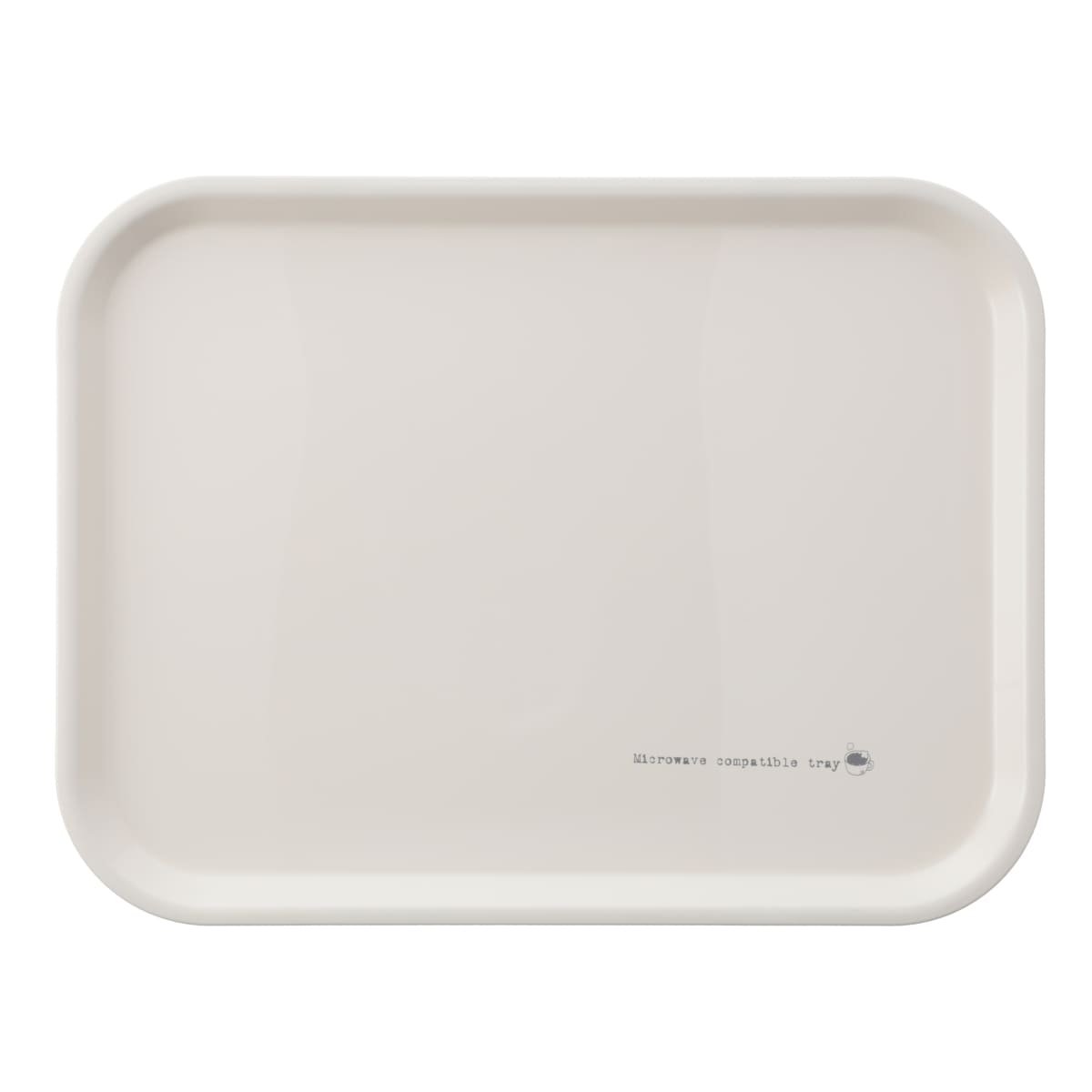 抗菌電子レンジトレー (長角 NS ピーチWH L)   デコホーム