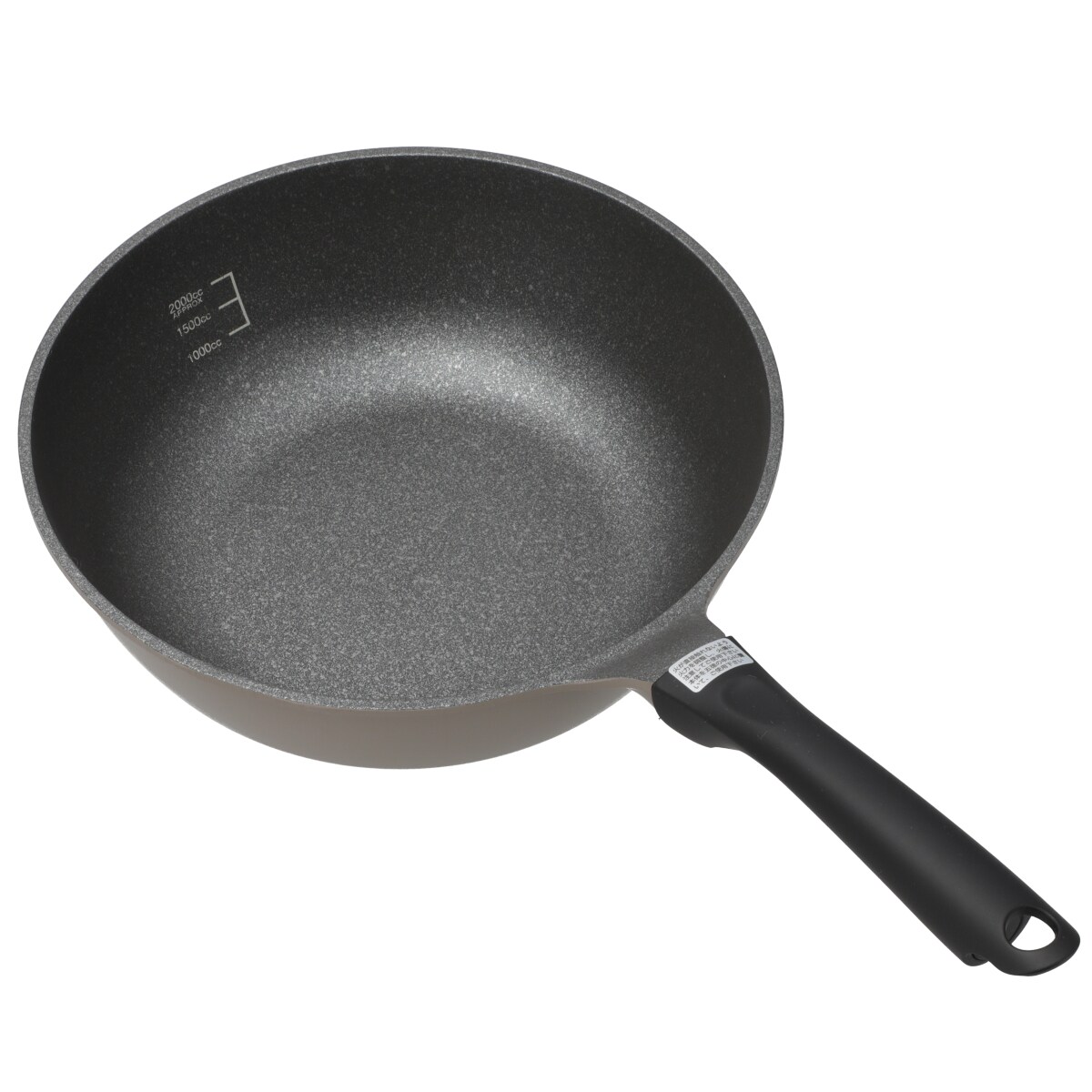 IH・ガス火 超軽量マーブルコートフライパン 深型26cm(MO KF23)   デコホーム