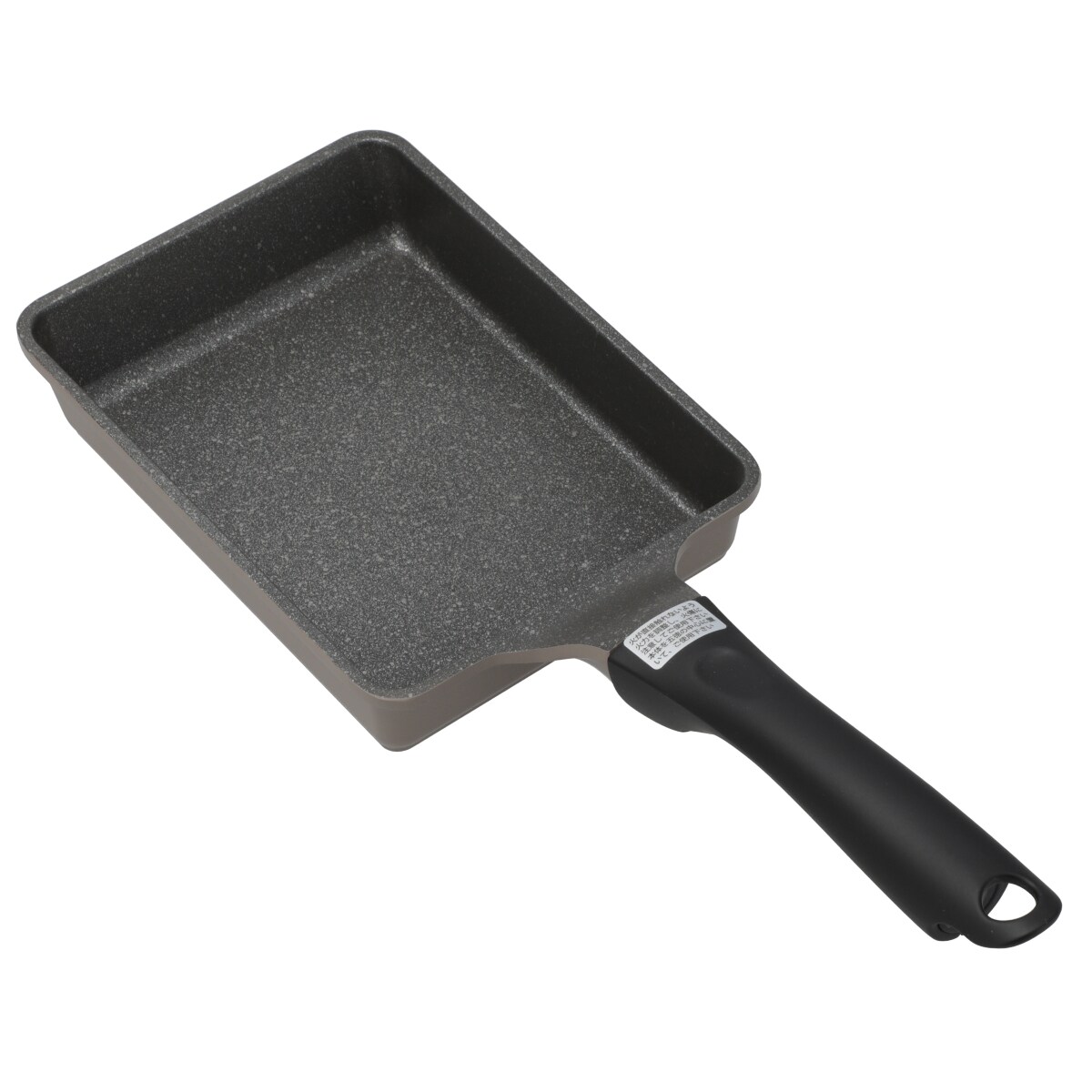 ガス火 超軽量マーブルコートエッグパン (13×18cm MO KF372)   デコホーム