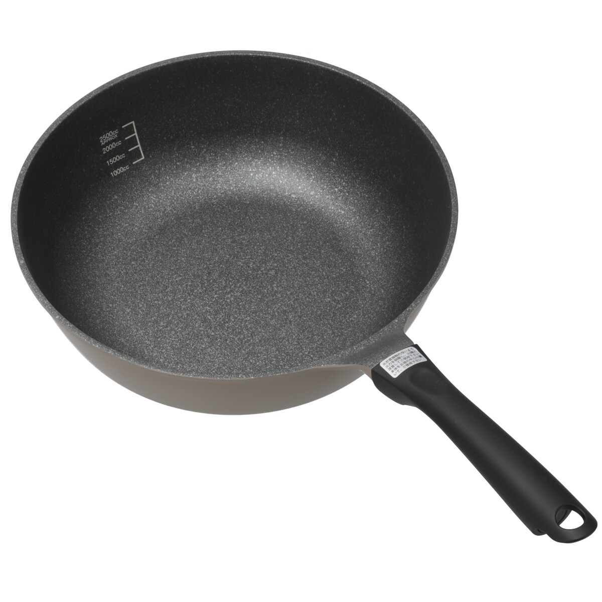 ガス火 超軽量マーブルコートフライパン (超深型28cm MO KF382)   デコホーム