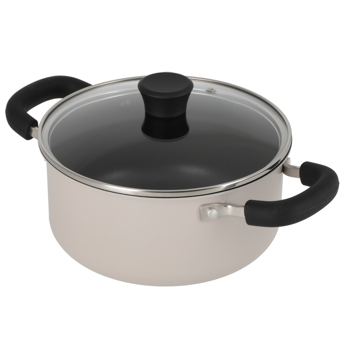 IH・ガス火 ソフトグリップ両手鍋 (20cm MO DY10)   デコホーム