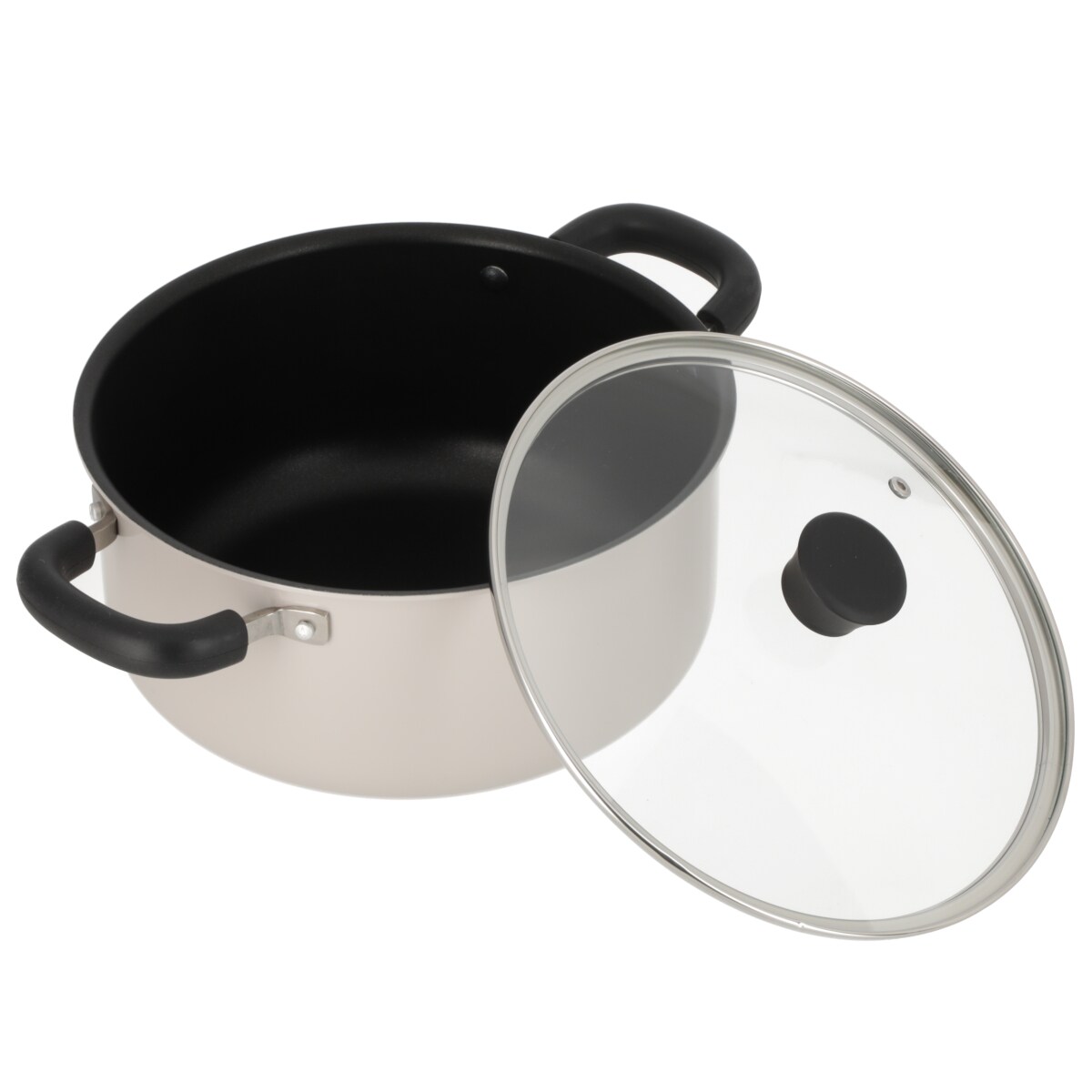 IH・ガス火 ソフトグリップ両手鍋 (24cm MO DY10)   デコホーム