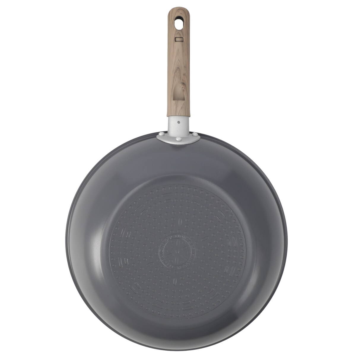 IH・ガス火 こびりつきにくい 炒め鍋 (28cm PUGY TI10)   デコホーム