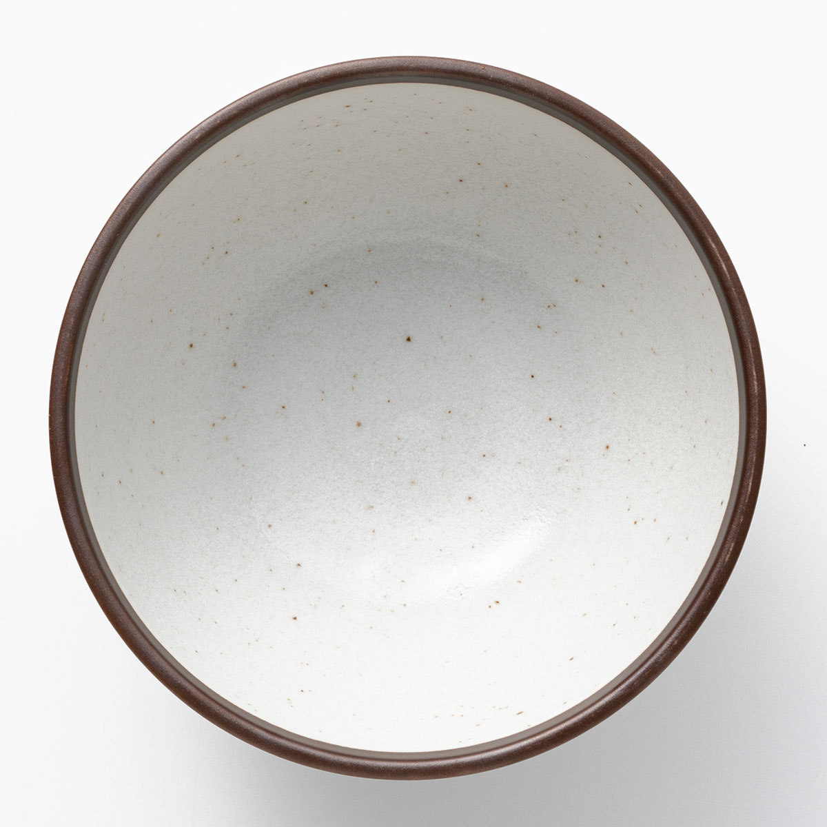 超軽量飯椀　大　カル：エクレ　デコ　錆 (白唐津)　カルエクレ　  デコホーム