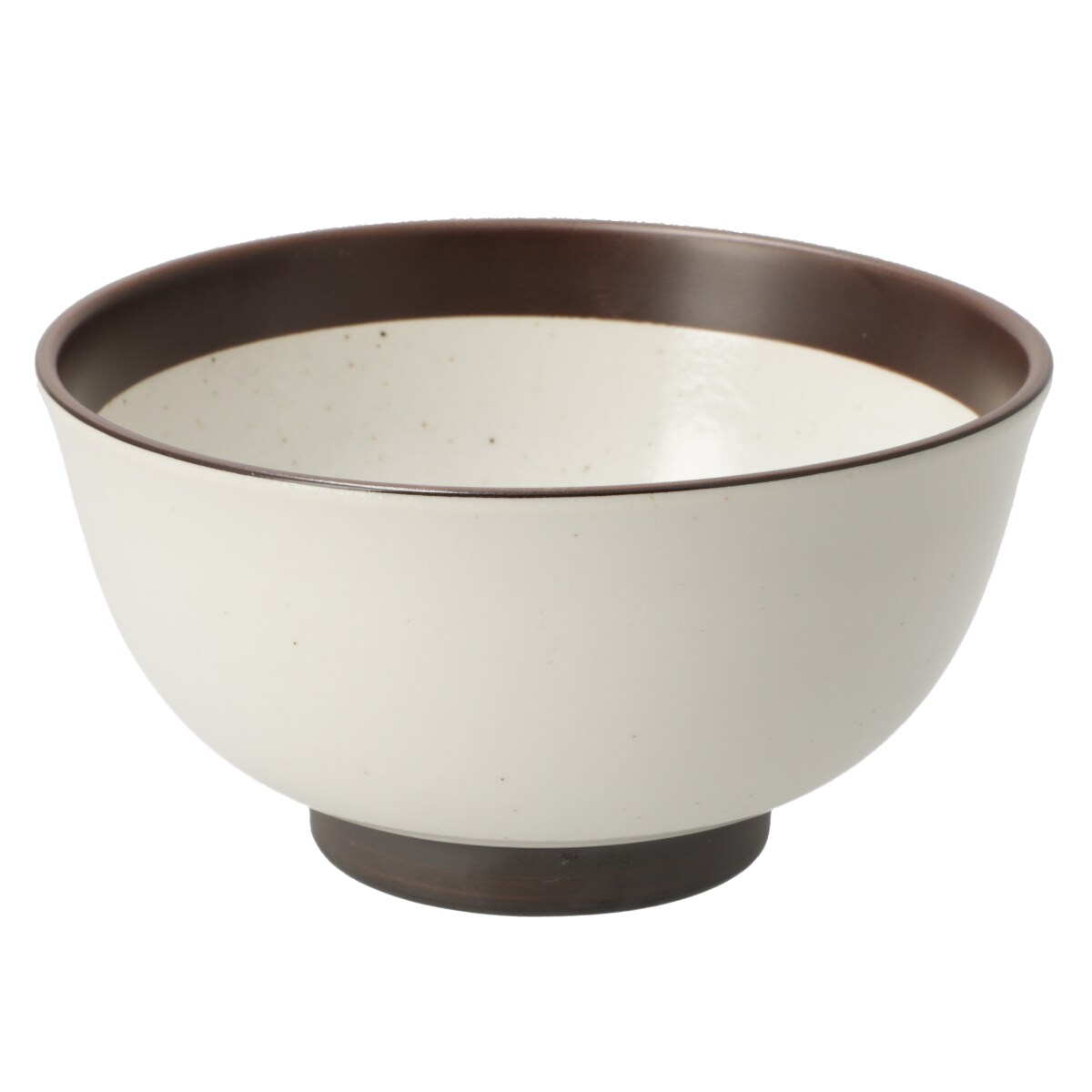 ニトリの超軽量丼　カル：エクレ　デコ(白唐津錆)   デコホーム(キッチン)