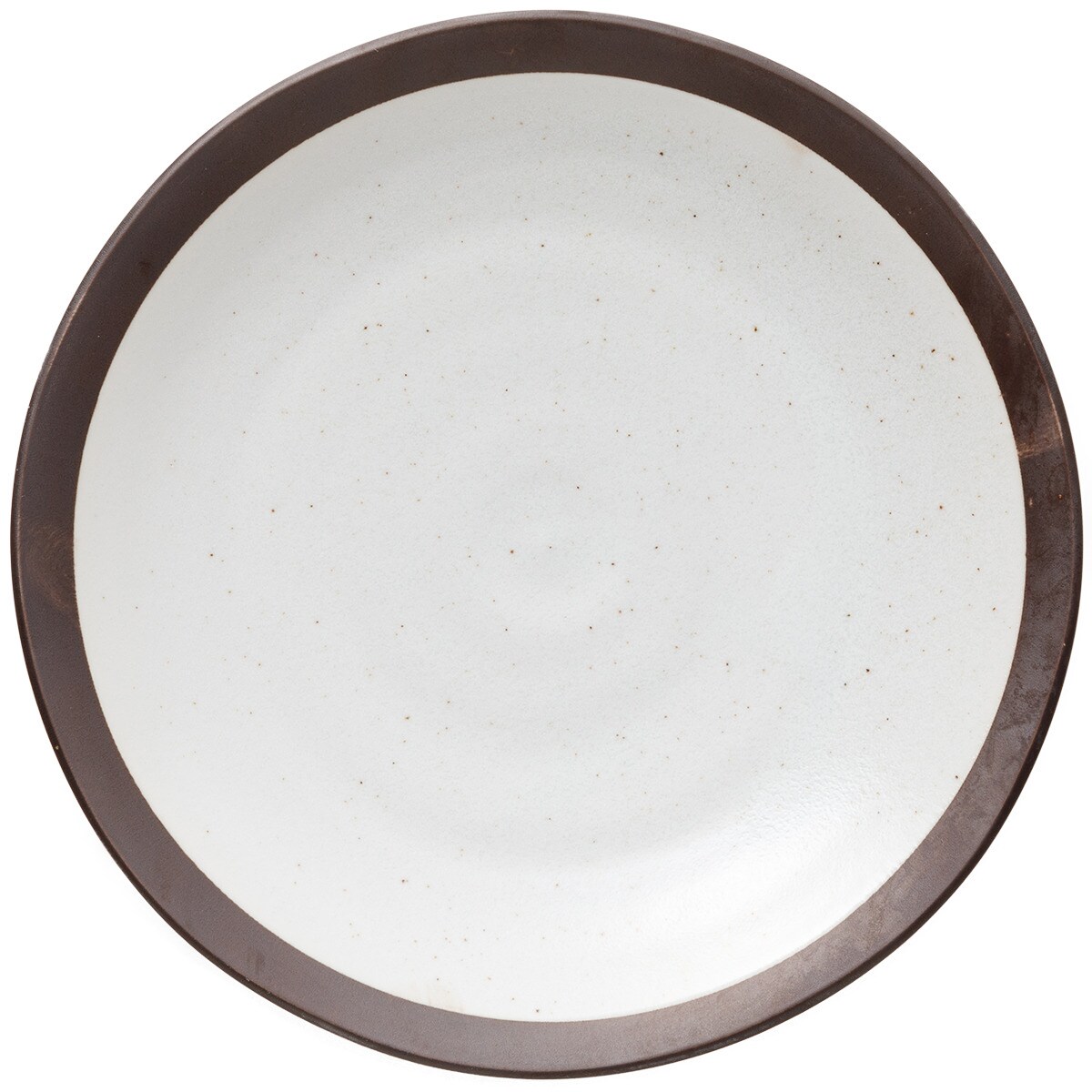 超軽量大皿　カル：エクレ　デコ　錆 (白唐津)   デコホーム