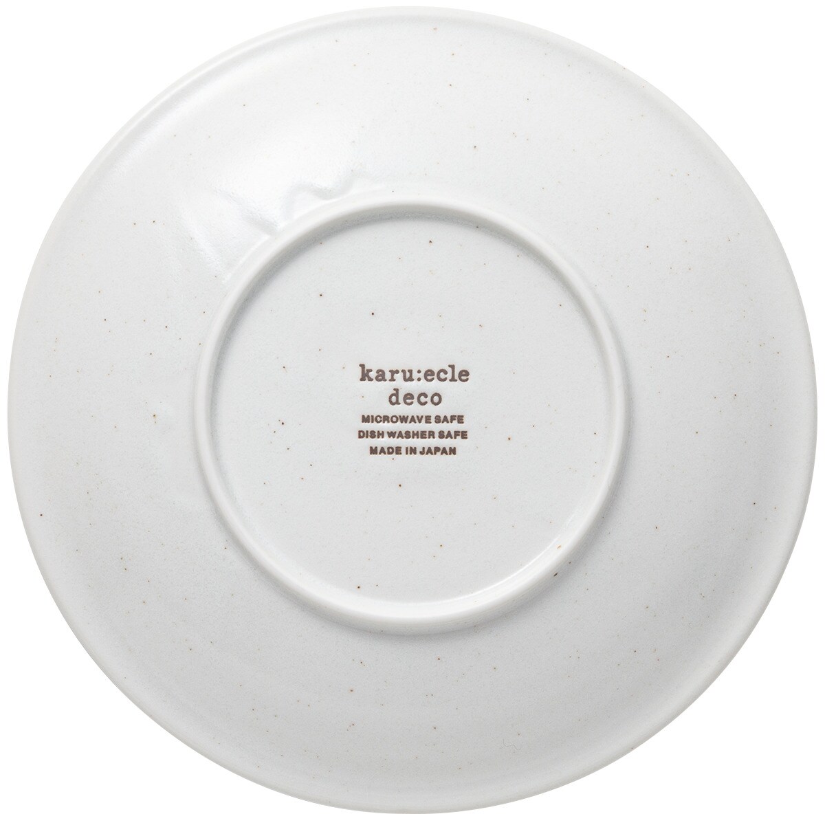 超軽量大皿　カル：エクレ　デコ　錆 (白唐津)   デコホーム