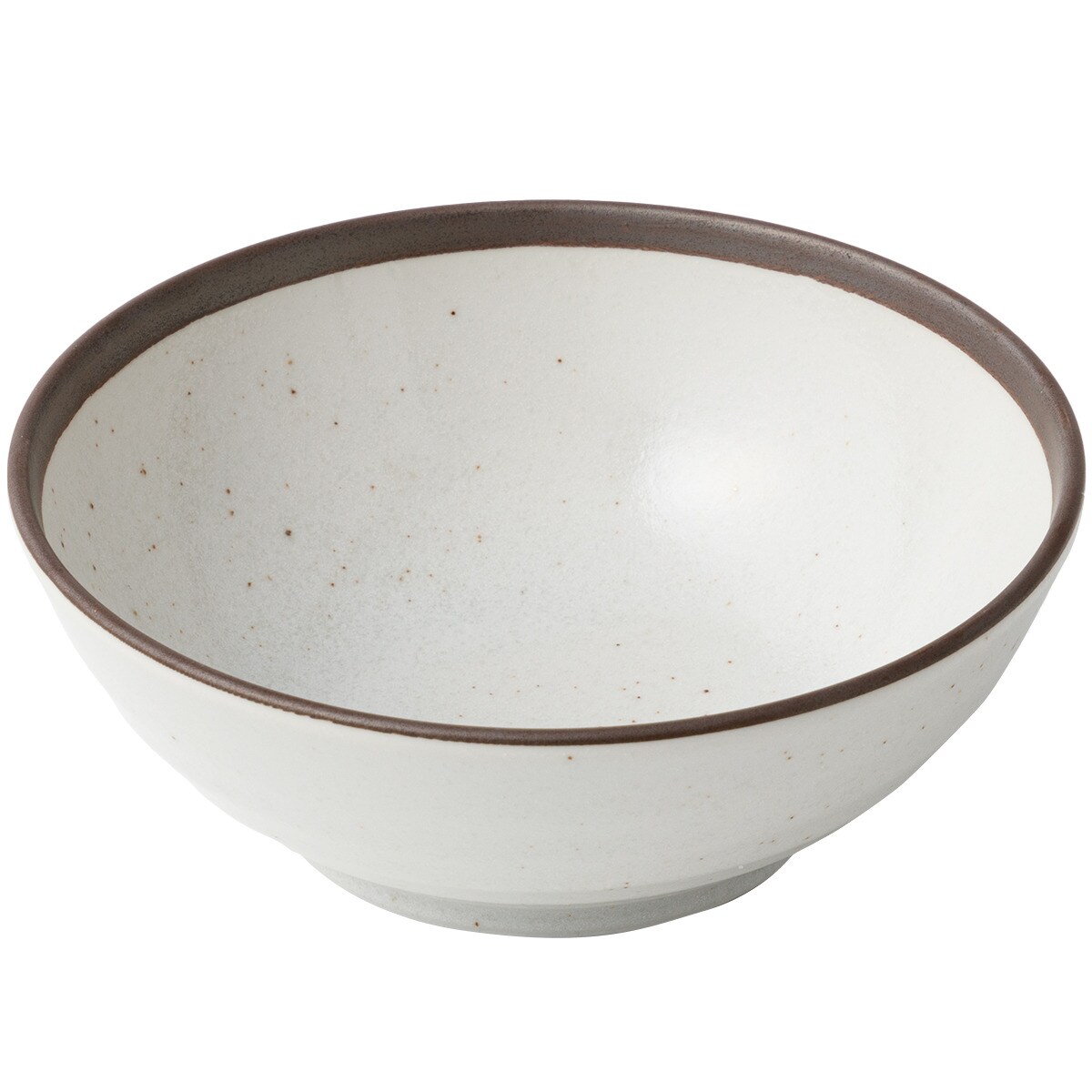 超軽量中鉢　カル：エクレ　デコ　錆 (白唐津)　カルエクレ　  デコホーム