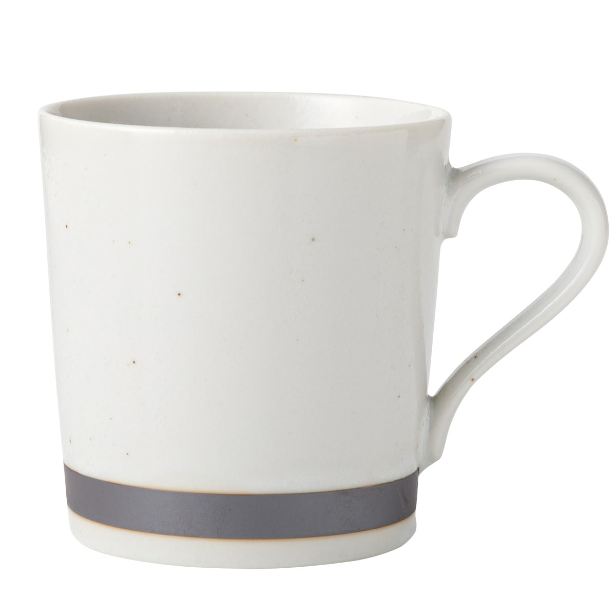 ニトリの超軽量マグカップ　カル：エクレ　デコ　錆 (白唐津)   デコホーム(キッチン)