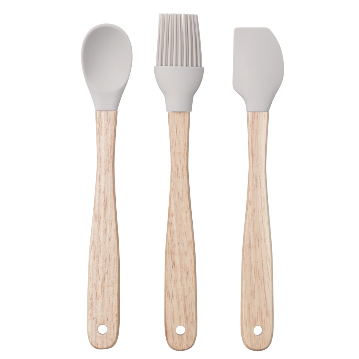 シリコーンキッチンツール 3P (モカ GA017)   デコホーム