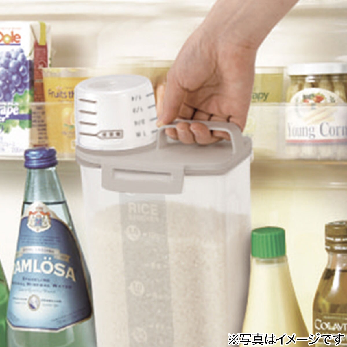 冷蔵庫米びつ (2kg MO AS813)   デコホーム