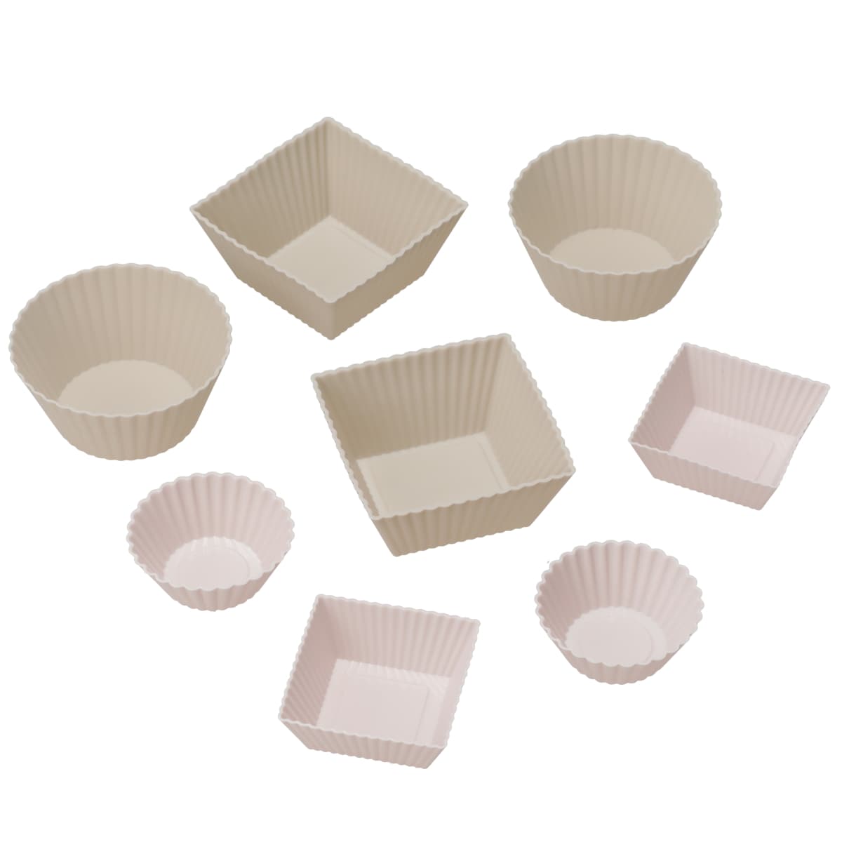 【デコホーム商品】シリコンおかずカップ 8P(PI TY12) ニトリ 【玄関先迄納品】 【1年保証】のサムネイル
