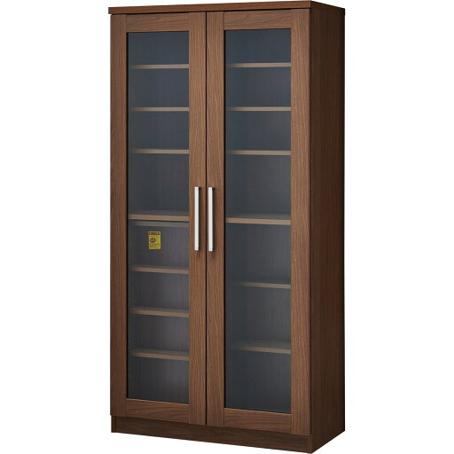 ニトリのスライド本棚 (DM001 MBR)  【配送員設置商品】 【5年保証】(リビング収納)