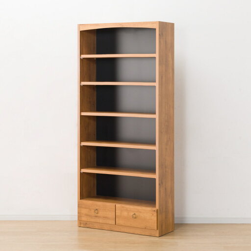 オープン本棚 (ヒストリー 80)  【配送員設置商品】 【5年保証】