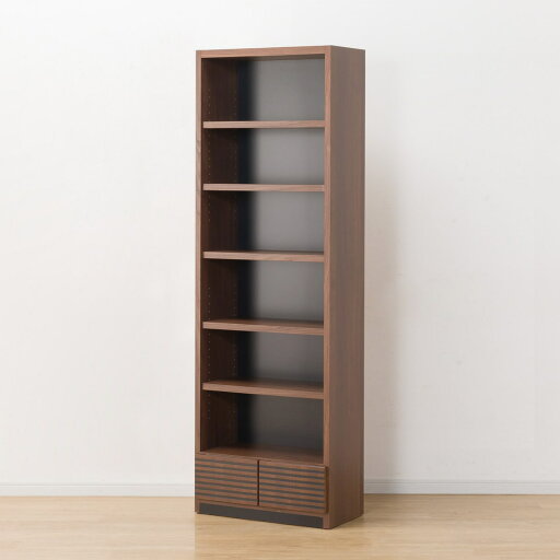 オープン本棚 (ストライプ60)  【配送員設置商品】 【5年保証】