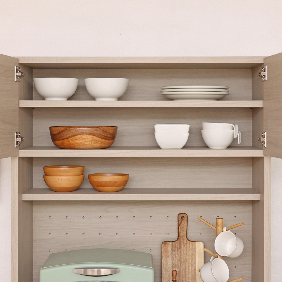 家電対応シンプルキッチン収納　 【メーカー直送・】