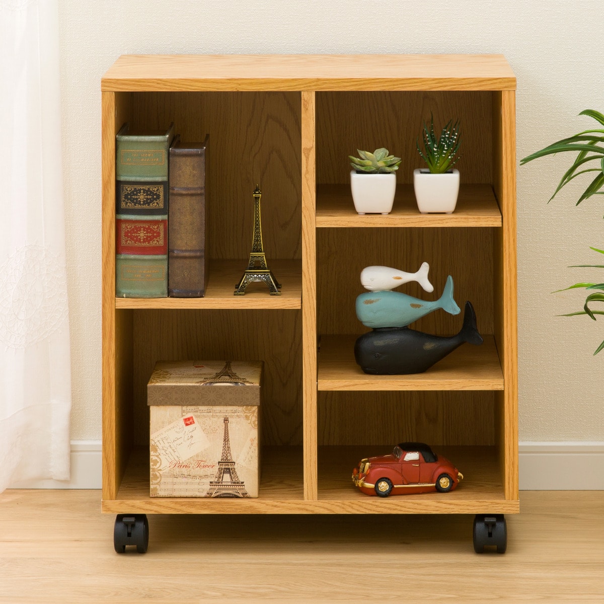 [幅48.3cm] ワゴン(シェルフプロモ 48 LBR)   【1年保証】