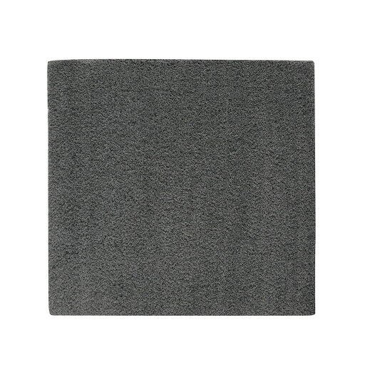 ニトリのしっかり吸着 洗えるカーペット(シャギー 80X80 GY CCF01)   【1年保証】(ラグ・マット)