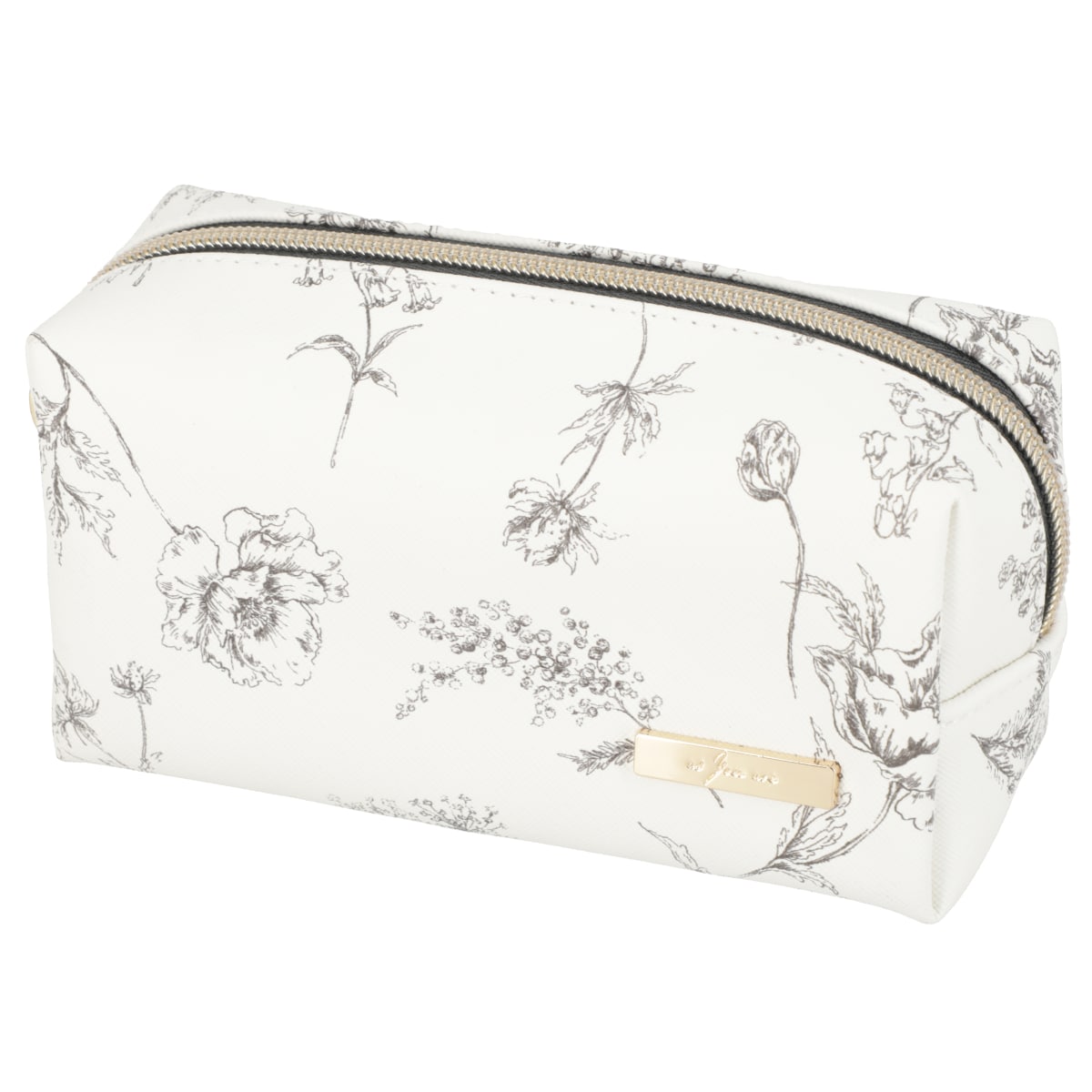 スクエアポーチ ラインアート柄 デコホーム【玄関先迄納品】ニトリ