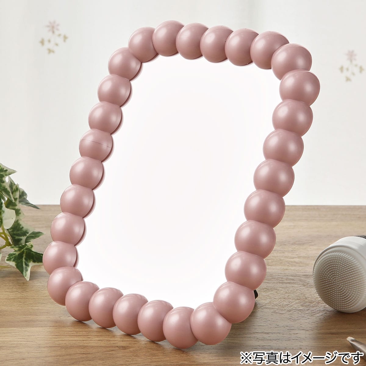 卓上ミラー(レッドパープル HXDH25) デコホーム