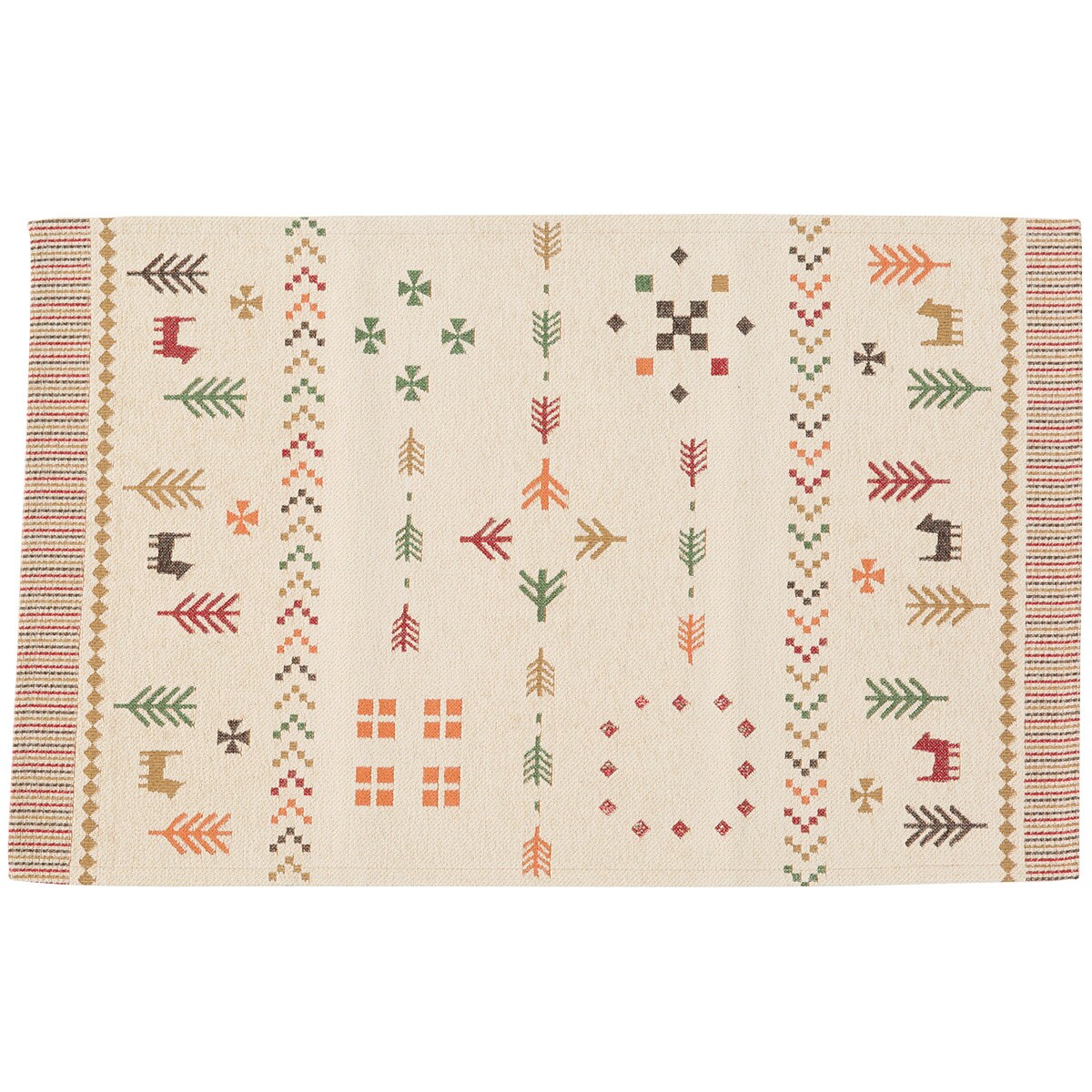 洗えるすべり止め付き フロアマット (50X80 FM11)