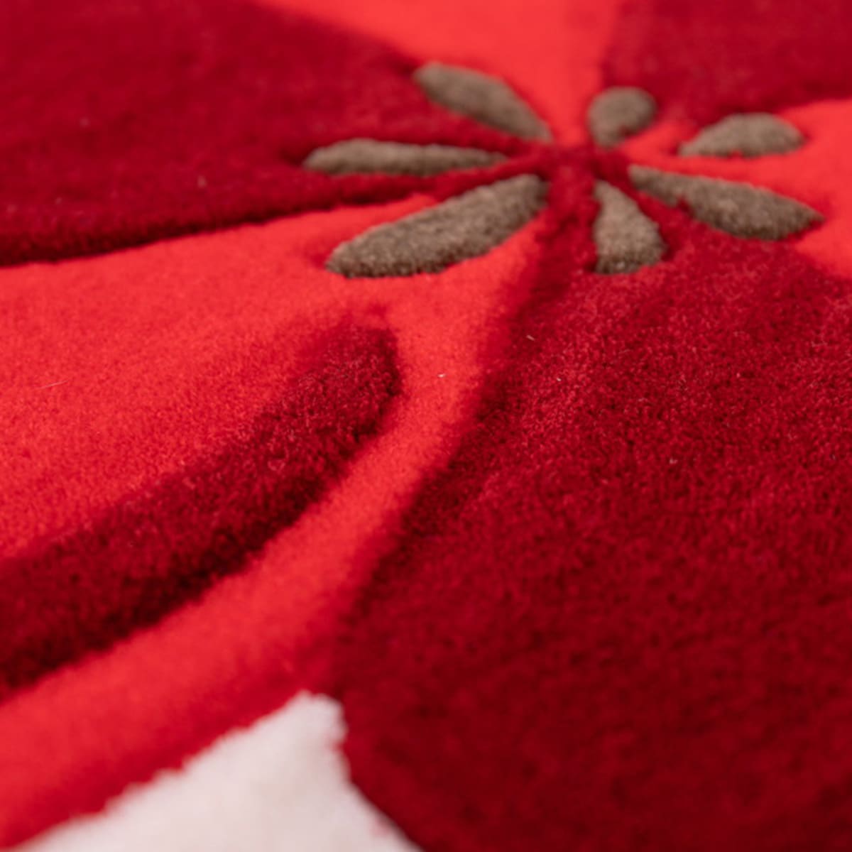 丈夫で洗える花柄フロアマット （アベル） 　メーカー直送・