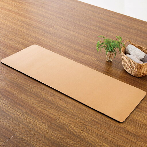 ニトリの極厚フロアマット(コルク 60X180FM01)   【1年保証】(ラグ・マット)