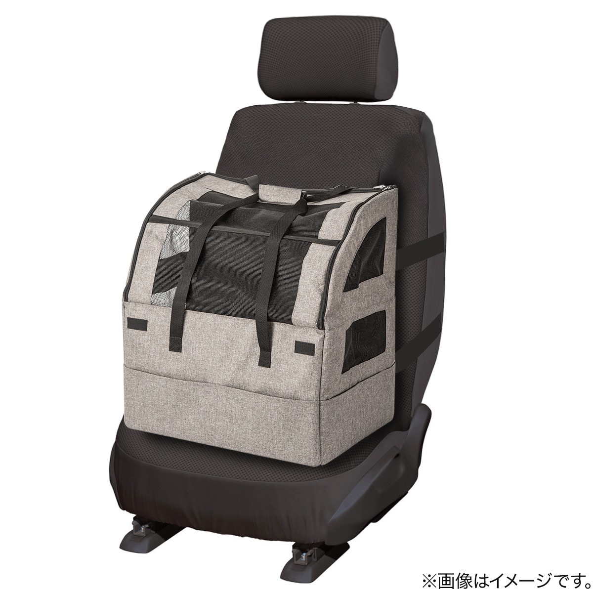 おすわりのまま入るペットドライブキャリー