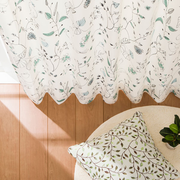 花粉キャッチカーテン(キャッチCポム グリーン 100X140X2)   【1年保証】