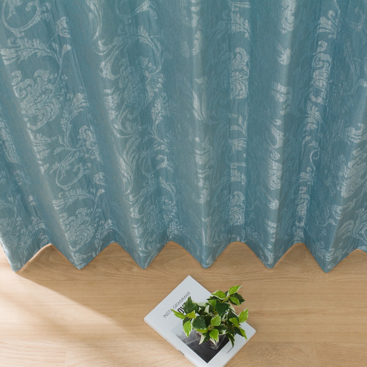 遮光2級・遮熱カーテン(PK006 ブルー)