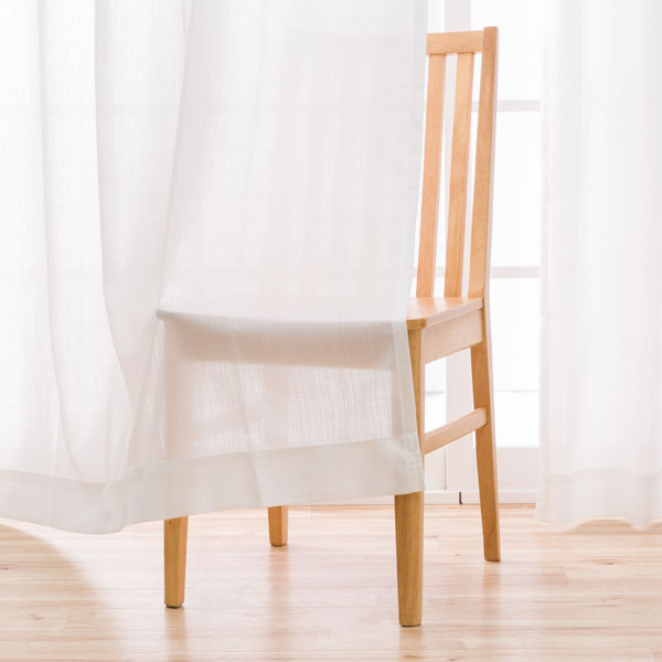 遮熱・遮像・ミラーレースカーテン(ホワイトクリアエコ 100X228X2) ニトリ  【1年保証】