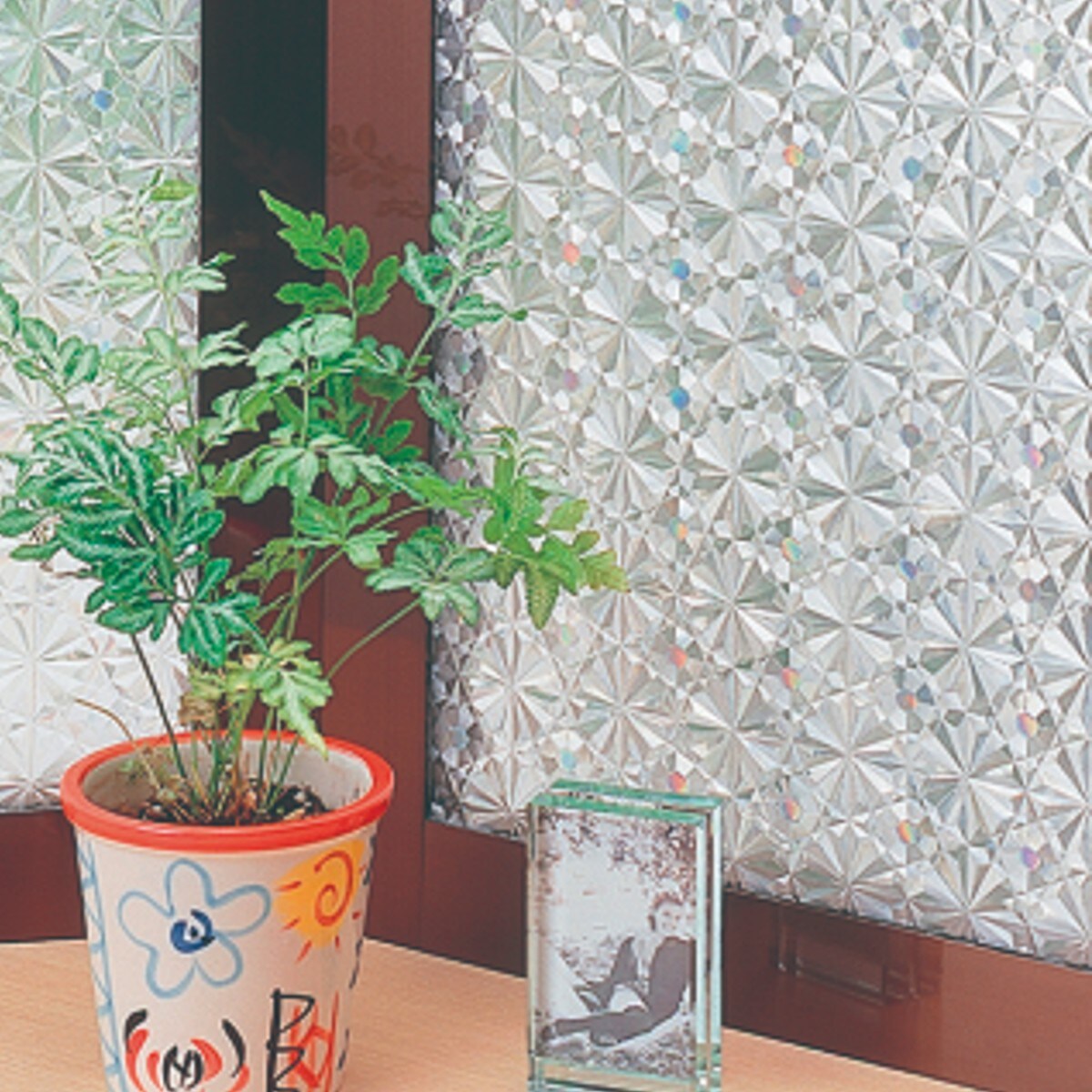 窓飾りシ-ト／レンズタイプ GLC-9206 92X90 ニトリ 【玄関先迄納品】