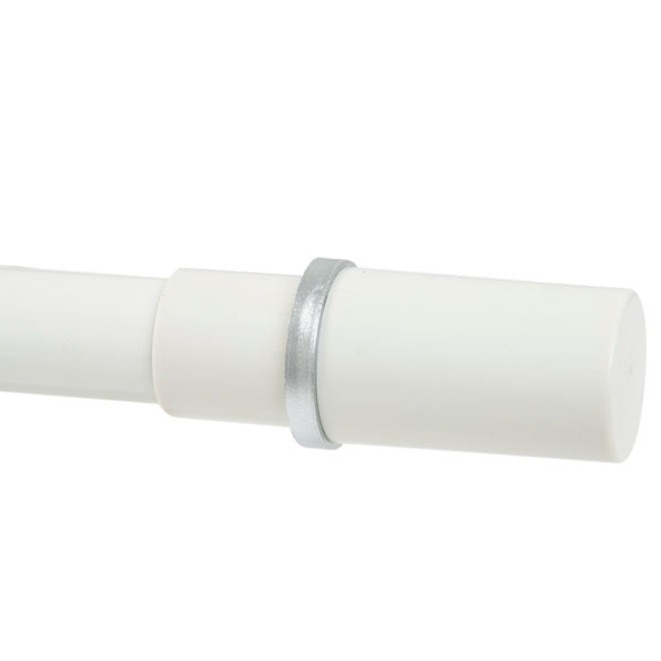 伸縮式 カーテンポール＆レール(3m ダブル フレスコ3WH)   【1年保証】