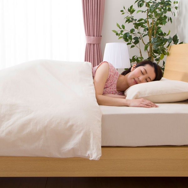 マルチすっぽりシーツ　セミダブル (コットンリネンW BE SD)