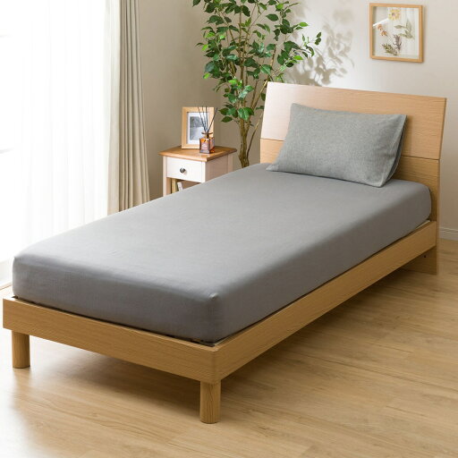 ニトリのマルチすっぽりシーツ セミダブル(ソフトフラノi-nGY SD)   【1年保証】(布団・寝具)