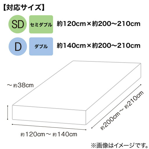 マルチすっぽりシーツ セミダブル−ダブル (Nフィット コットンGY SD-D)   【1年保証】