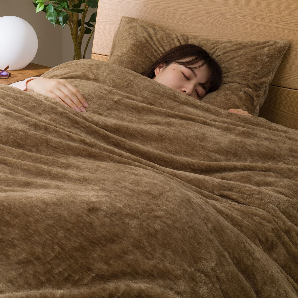 毛布にもなる掛ふとんカバー　ダブル(NグリップNWSPi-nBR D)   【1年保証】